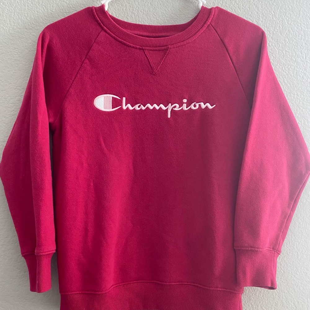 Champion Girls Sweater Pink Size 14/16